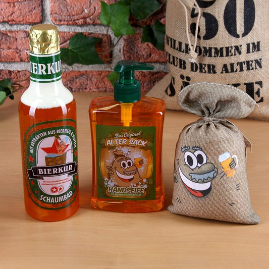 Alter Sack Geschenkset zum 50. Geburtstag