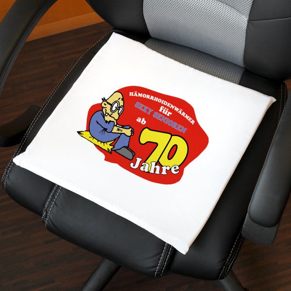 Sitzkissen für 70 jährige