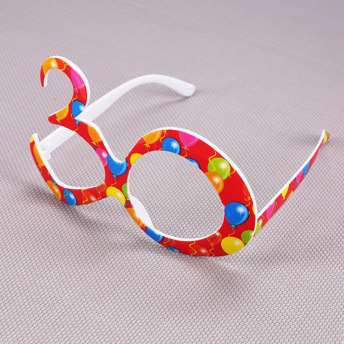 Party Brille 30 in rot