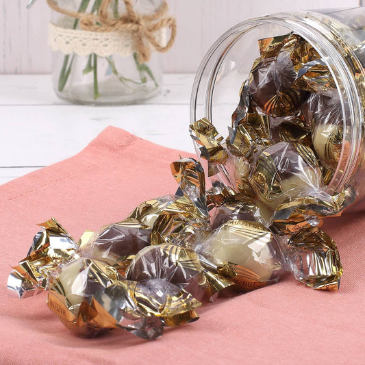 Pralinen einzeln verpackt.