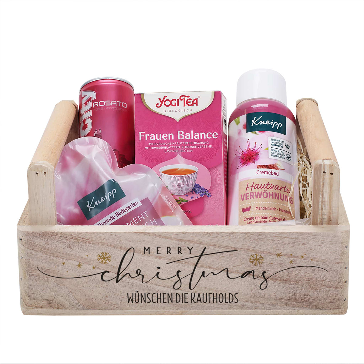 Persönlicher Geschenkkorb zu Weihnachten