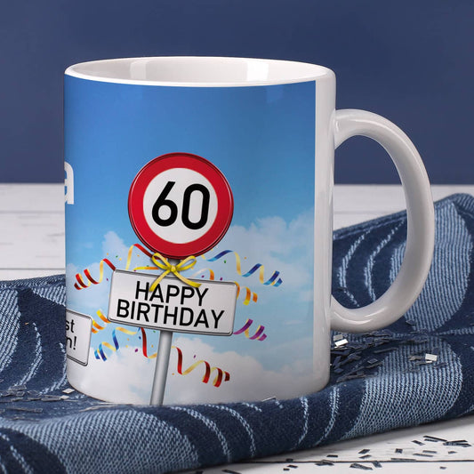 Tasse zum 60. Geburtstag Happy Birthday