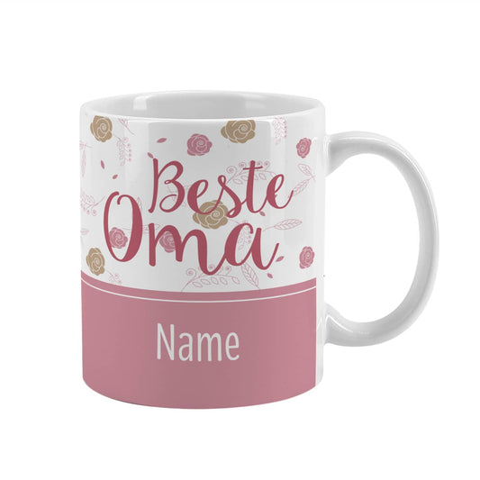 Tasse - Beste Oma - mit Wunschname