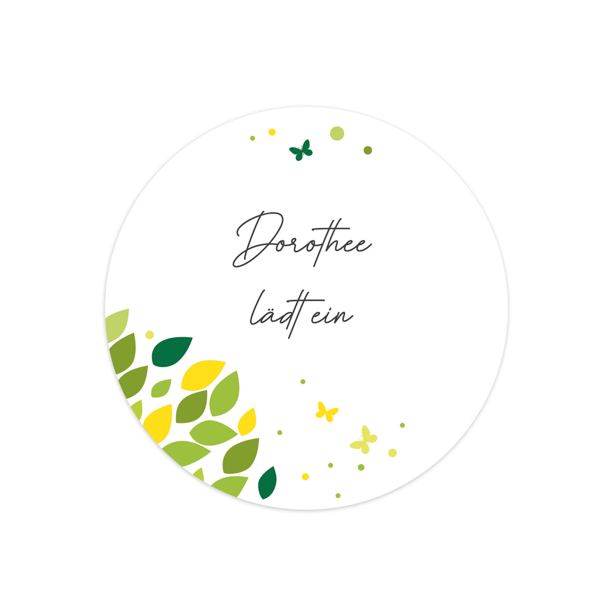 Freigestelltes Produktbild mit Fokus auf die Sticker-Details