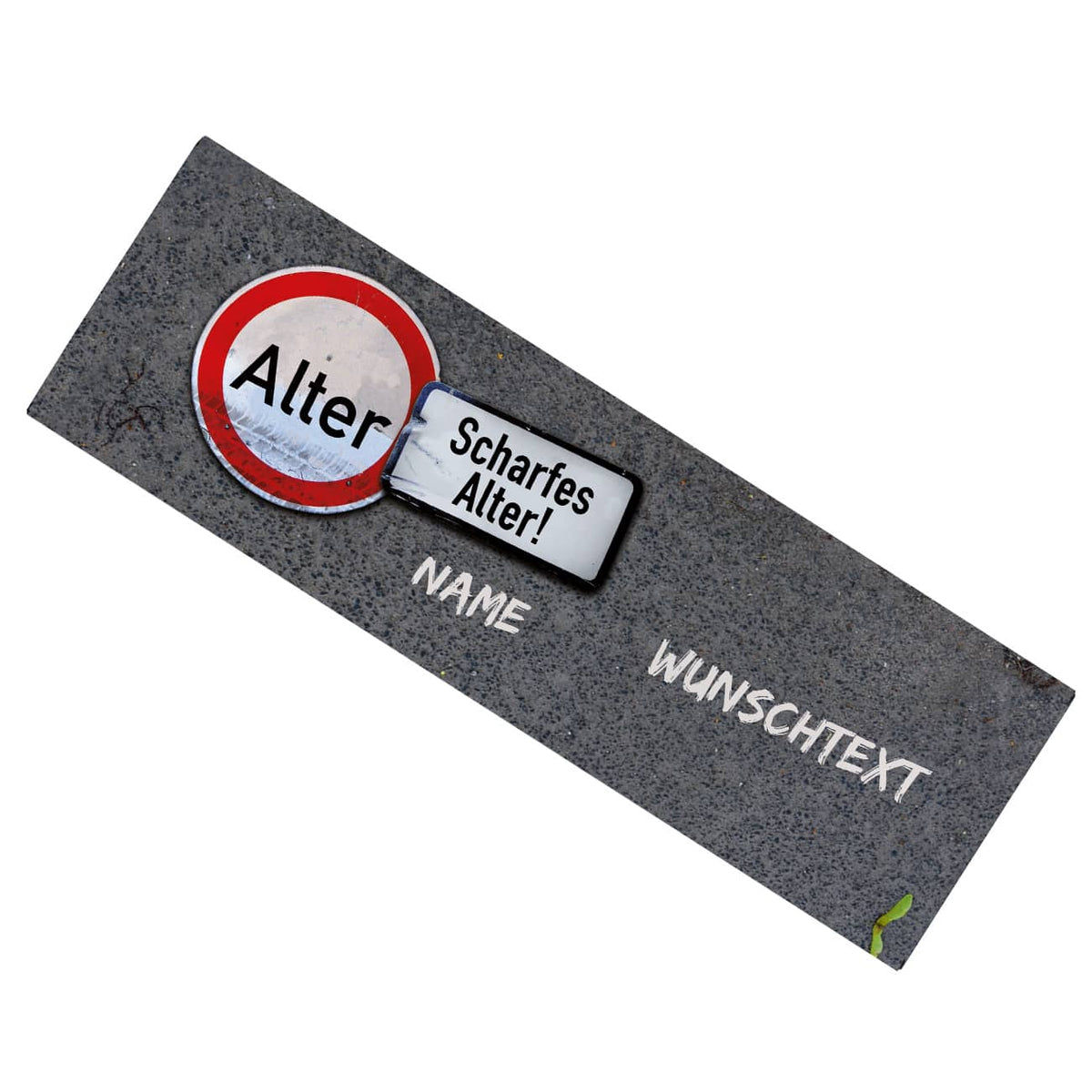 Riesige Schokolade zum Geburtstag mit Alter, Name und