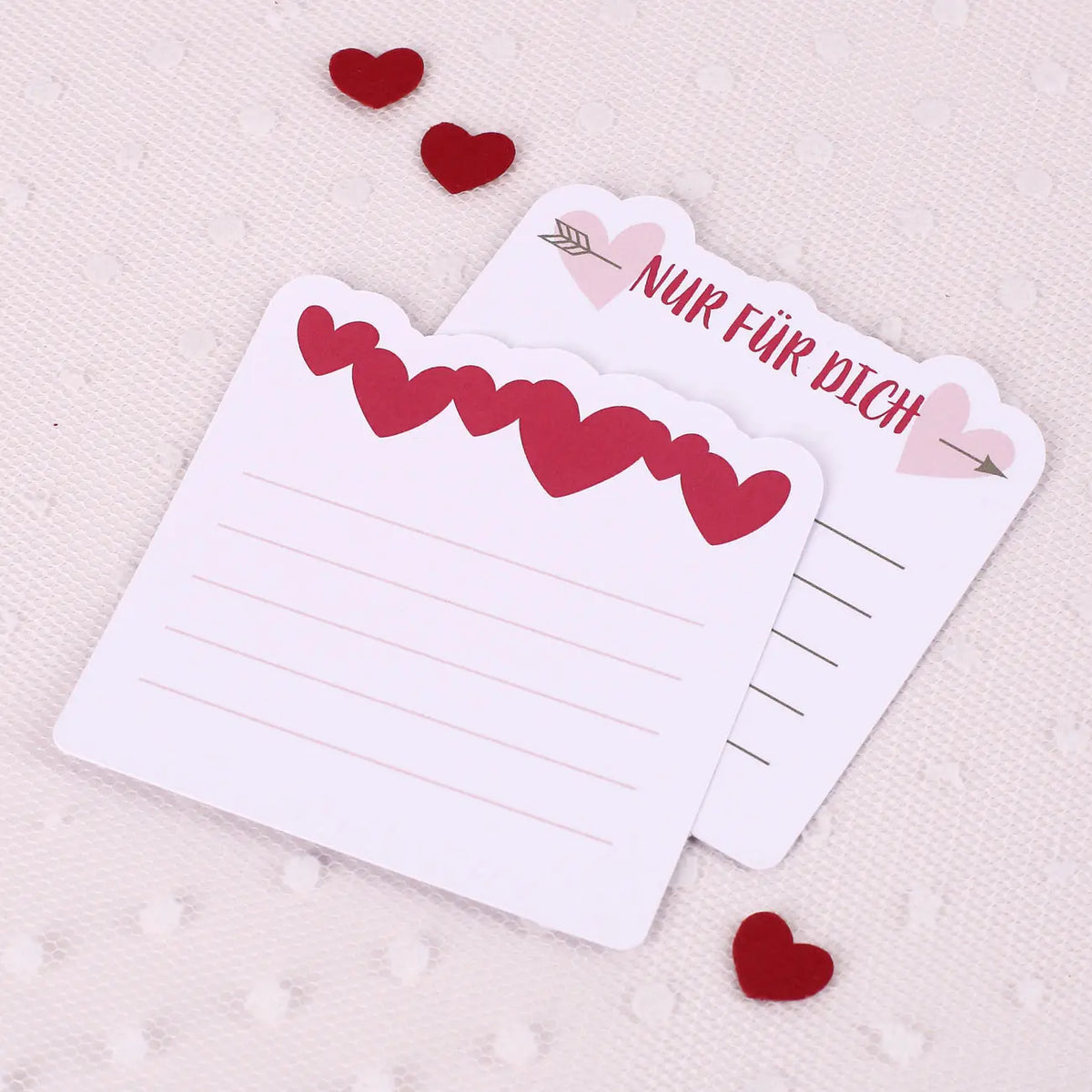 Grußkarten aus der Valentinstags - Box