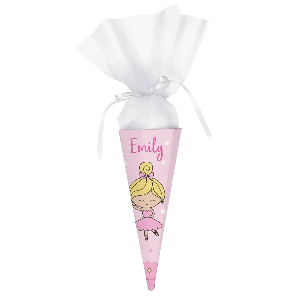 Ballerina Schultüte mit ihrem Namen