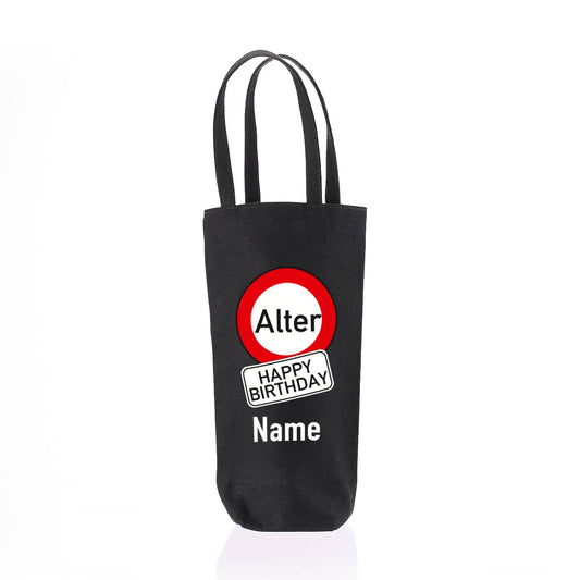 Mit Alter und Name bedruckt