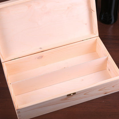 Holzverpackung für 2 Flaschen