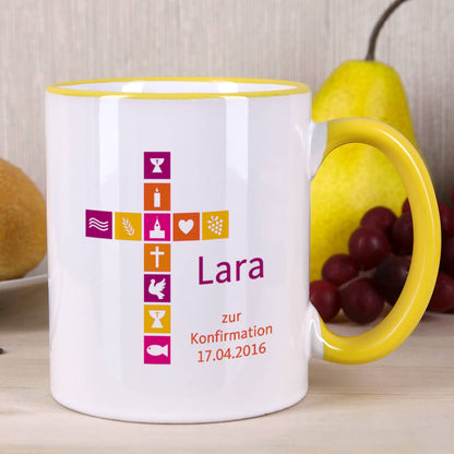 Tasse Mädchen Taufe, Kommunion, Konfirmation 