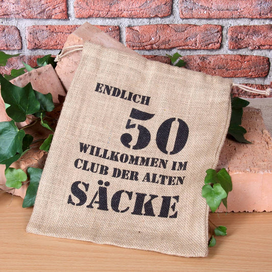 Alter Sack zum 50. Geburtstag
