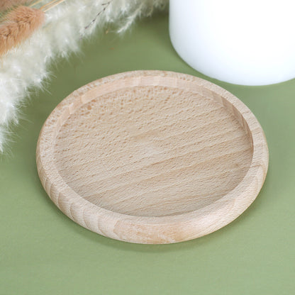 Glasabdeckung aus Holz - Bierchen für - mit Namensgravur