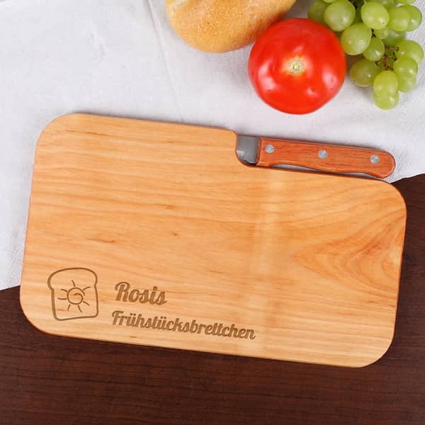 Holzbrettchen mit Gravur