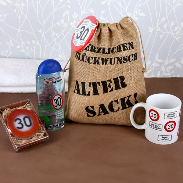 Geschenkset zum 30. Geburtstag