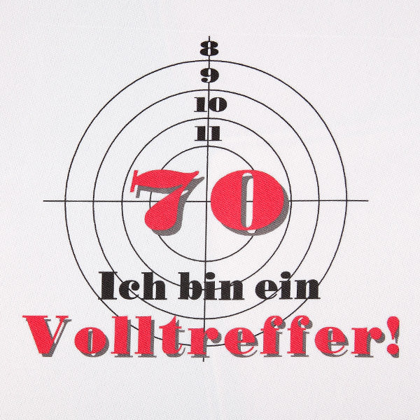 Großer Latz für große Kinder: 70 Ich bin ein Volltreffer !