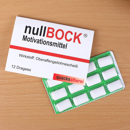 Kaugummi Motivationsmittel - nullBock