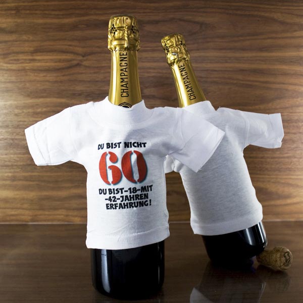 Flaschenshirt zum 60.