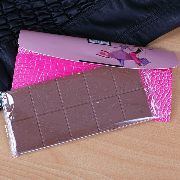 Schokolade in der Clutch