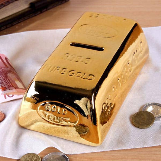 Goldbarren als Spradose