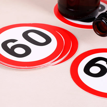 Bierdeckel Dekoidee zum 60. Geburtstag