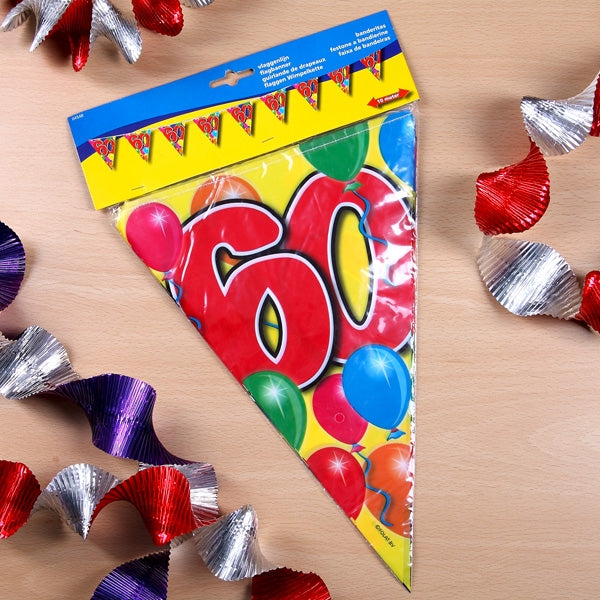 Wimpelkette zum 60. Geburtstag