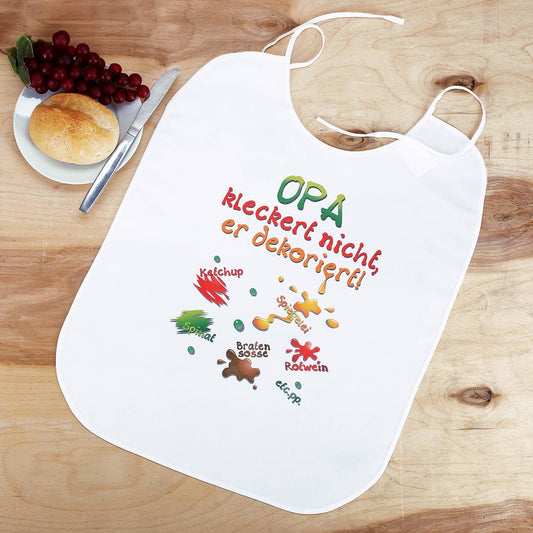 XL Latz - OPA kleckert nicht, er dekoriert!