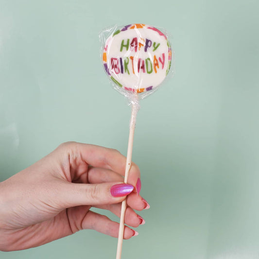 Zuckriger Lolly zum Geburtstag