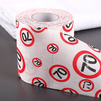 bedrucktes Klopapier Achtung 70