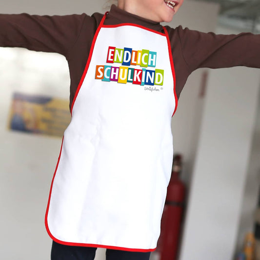 Endlich Schulkind Schürze