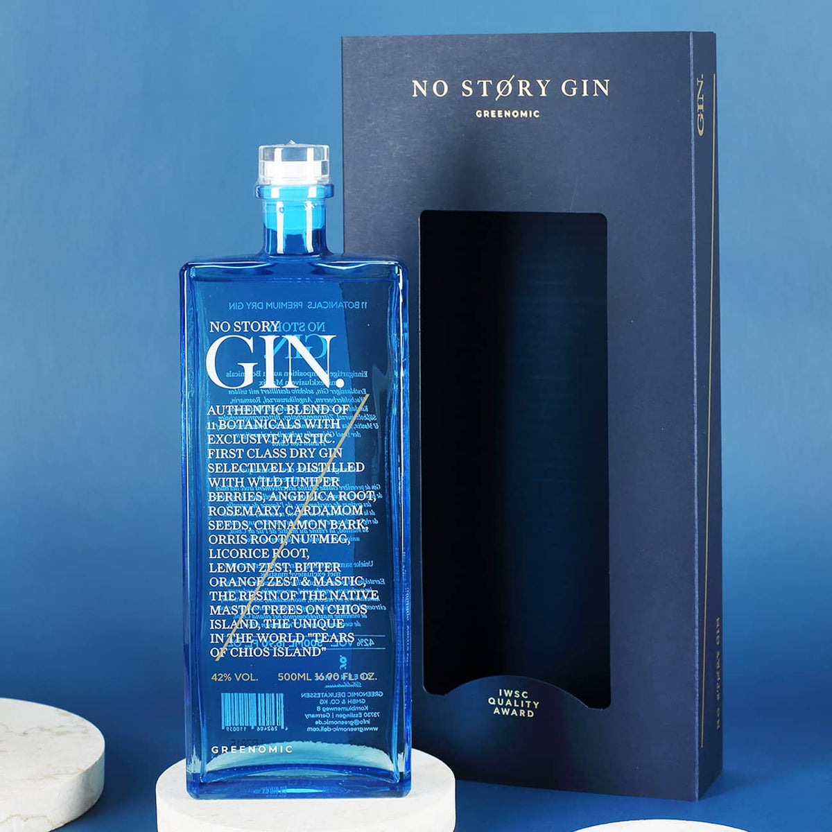 No Story Gin 500 ml in edler Verpackung