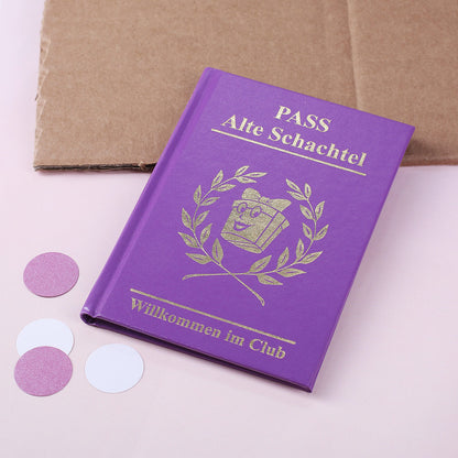 Spaßbuch Alte Schachtel - Pass