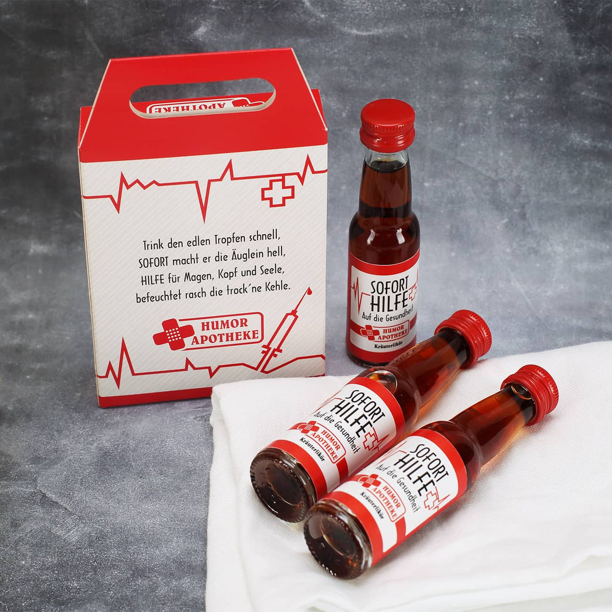 Soforthilfe - 3er Likörbox