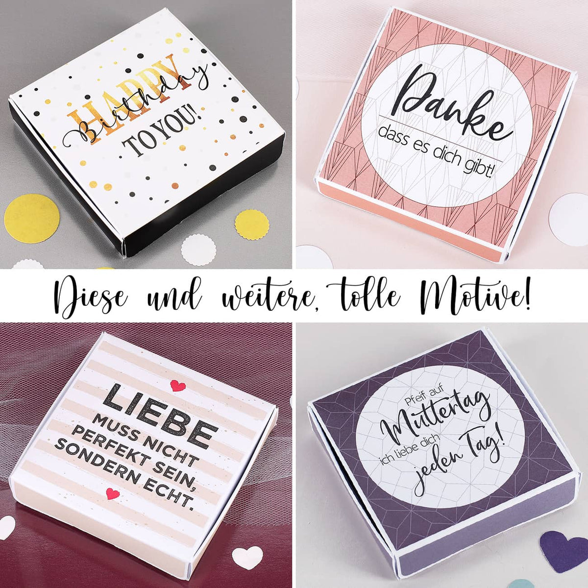 Kleine Geschenkboxen für jeden Anlass