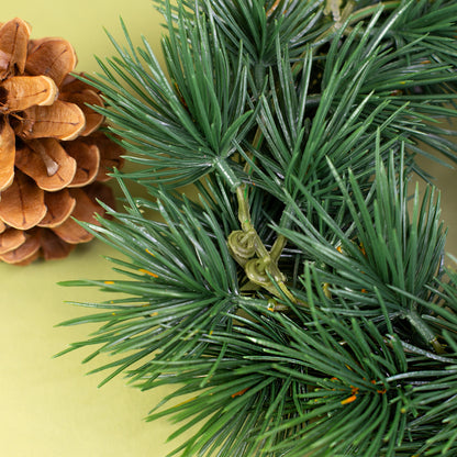 Adventskranz aus Tannenzweigen in zwei Größen | Hochwertige Kunst Dekoration zu Weihnachten