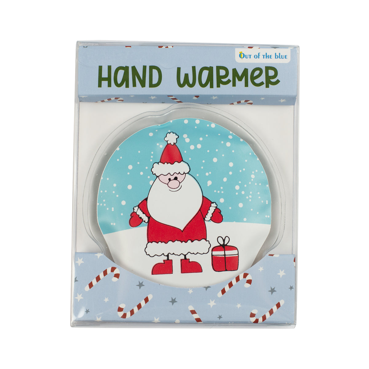 Weihnachtsmann-Handwärmer in Geschenkverpackung