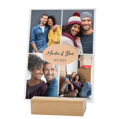 Acrylfoto mit 4 Bildern bedruckt