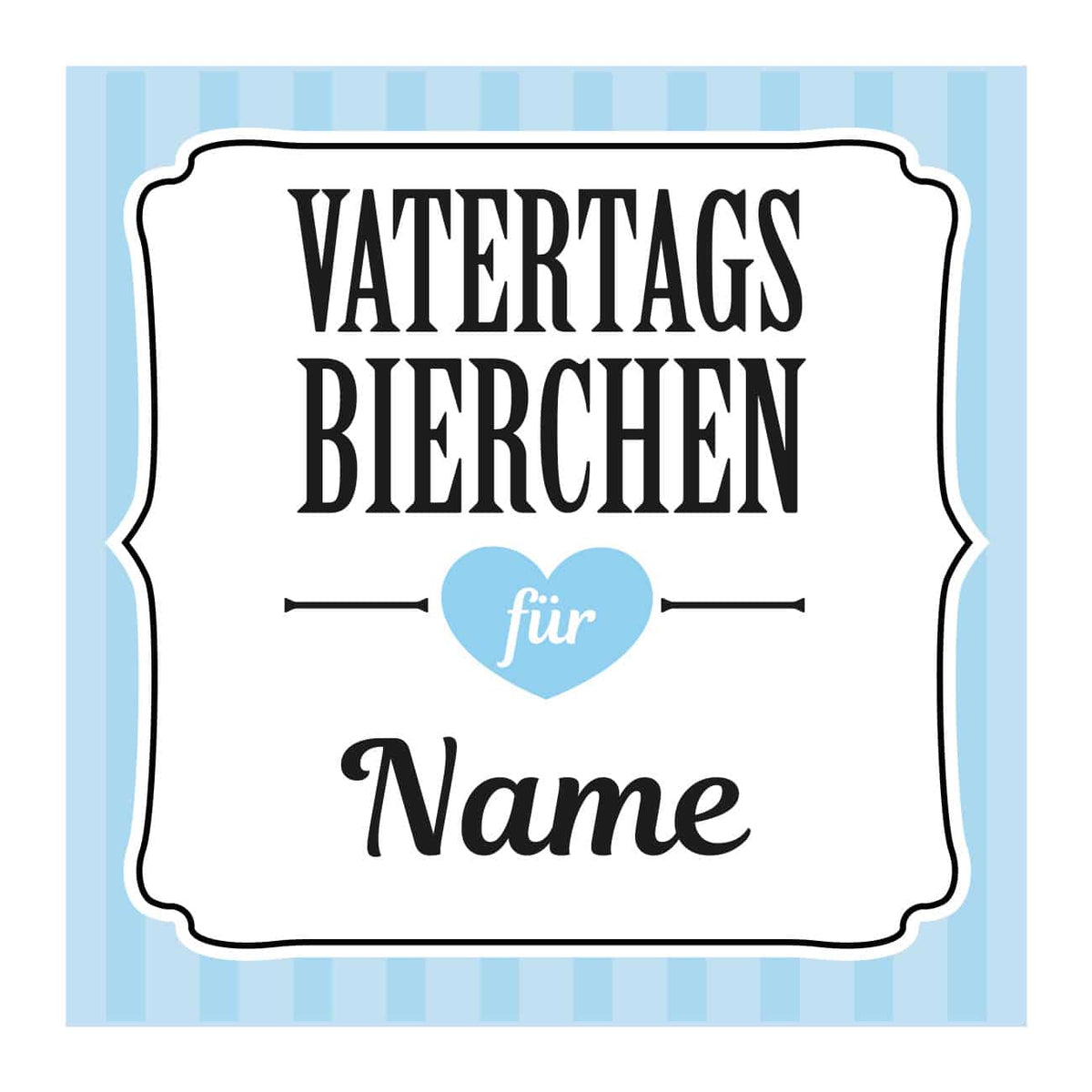 Vatertagsbierchen Flaschenaufkleber für Ihren Papa zum Vatertag