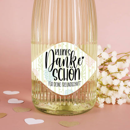 Personalisiertes Etikett "Kleines Dankeschön'" mit Name