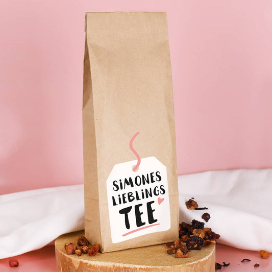 Lieblingstee Früchtetee mit Name