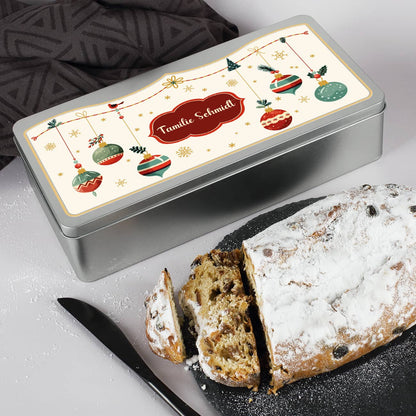 Stollendose mit Dresdner Stollen