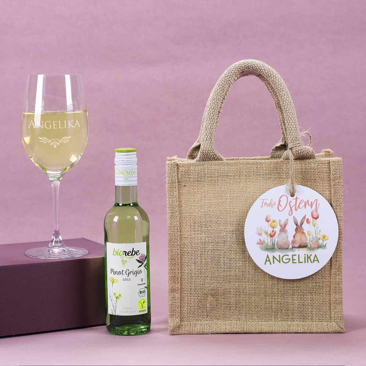 Ostergeschenkset mit Wein