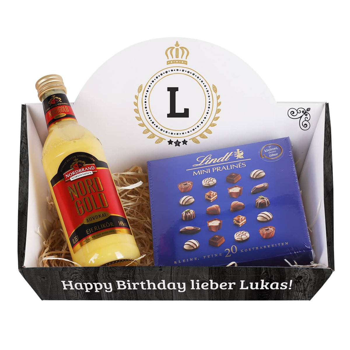 Gefüllter Geschenkkorb für Männer