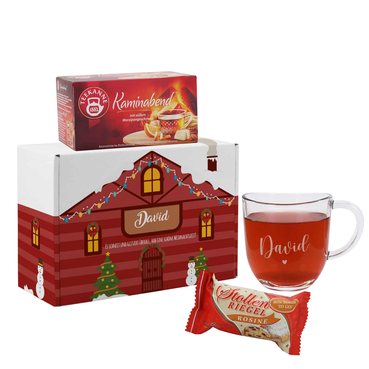 Geschenkset zu Weihnachten personalisiert