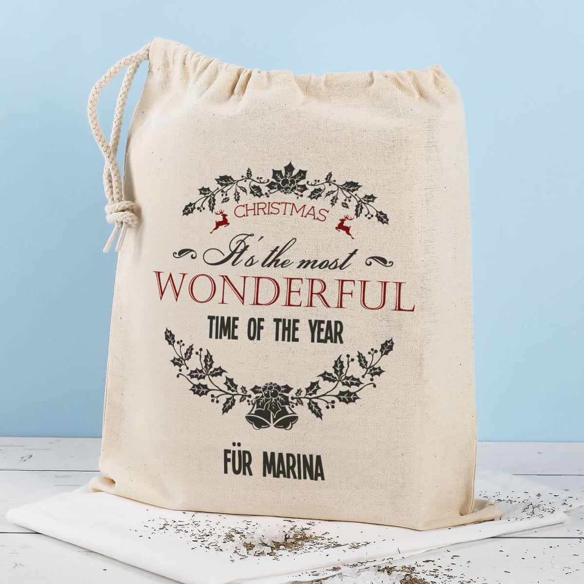 Weihnachtlicher Geschenksack