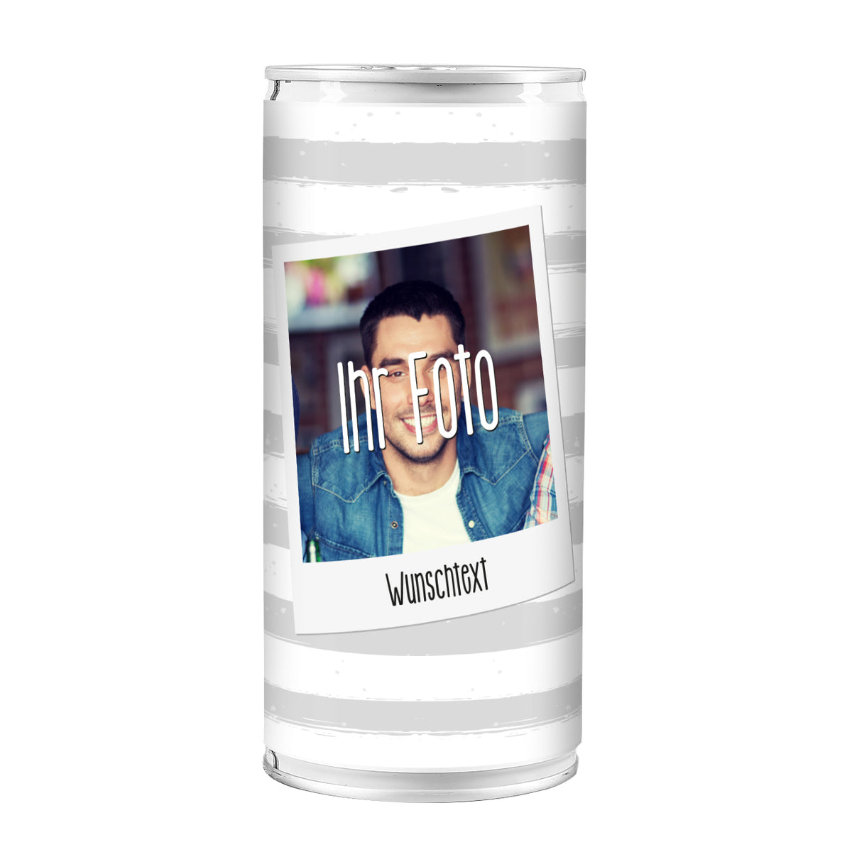 Mit Ihrem Foto und Wunschtext bedruckt