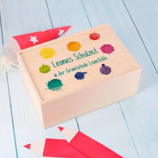 Erinnerungsbox an die Schulzeit