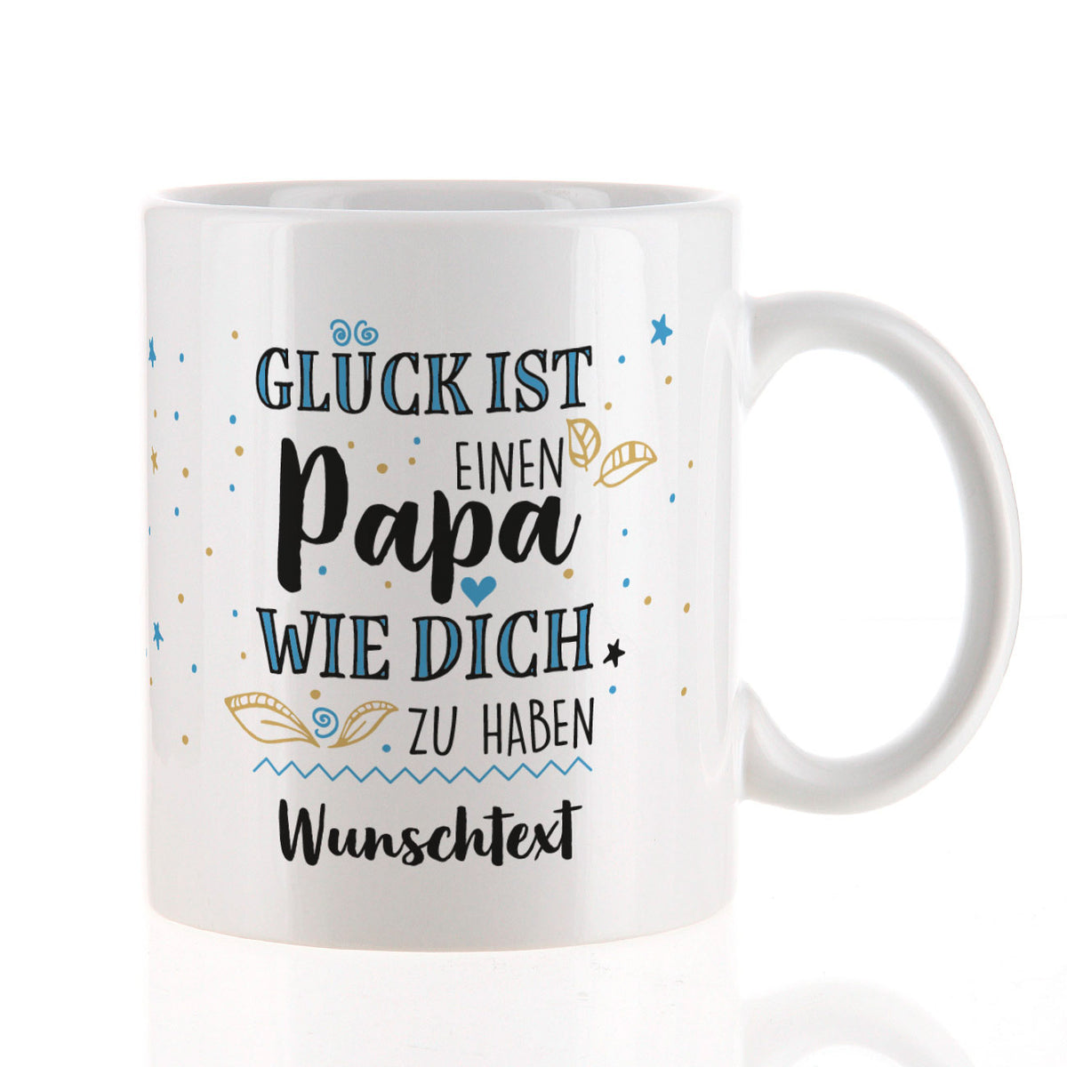 Glück ist, einen Papa wie dich zu haben - Tasse zum Vatertag