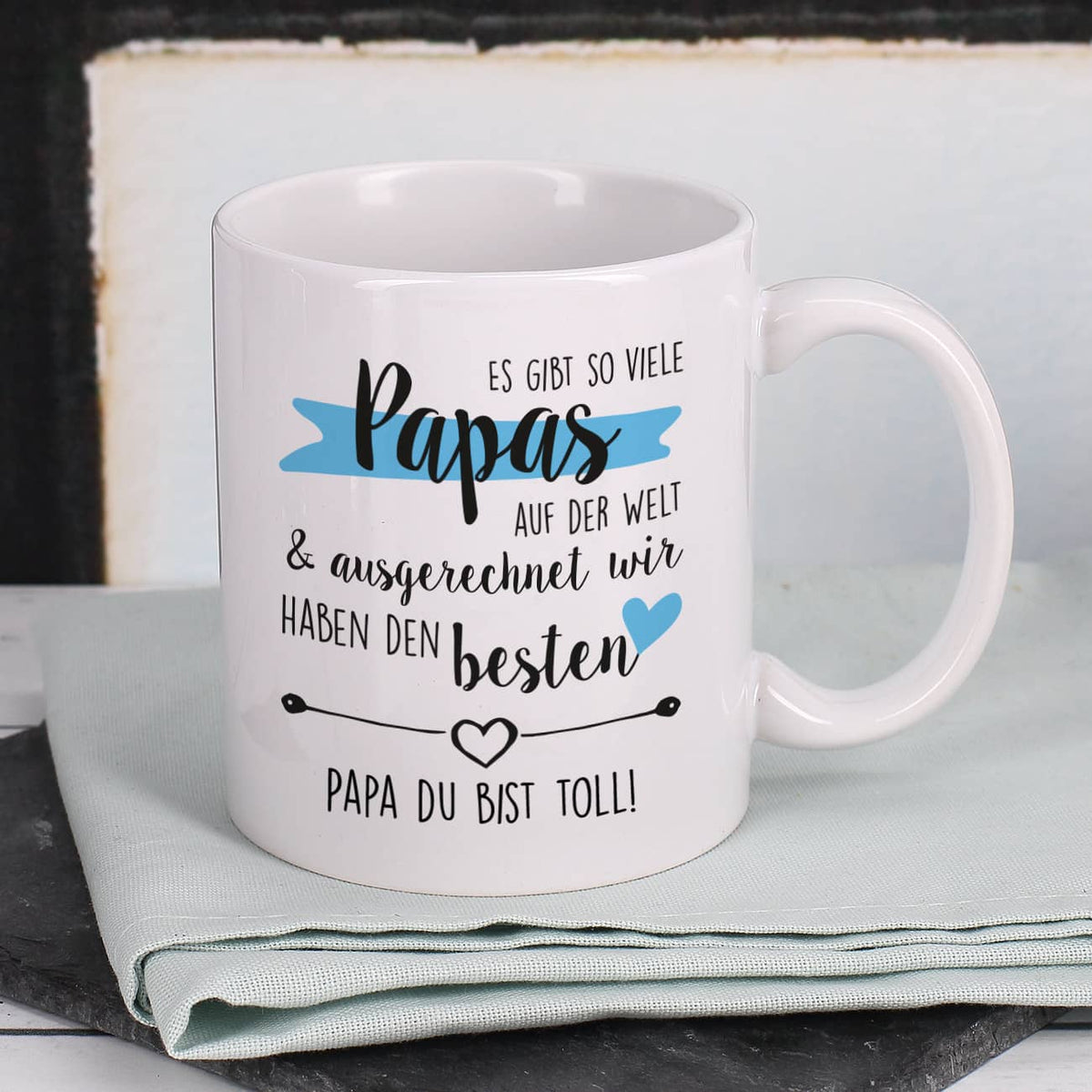 Kaffeetasse mit persönlichem Aufdruck zum Vatertag