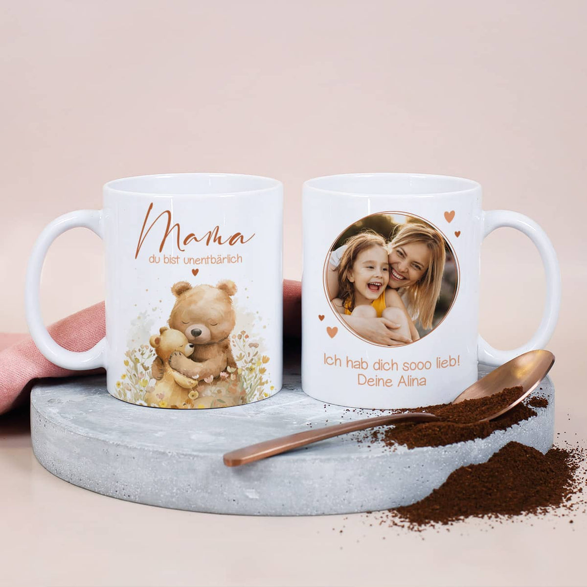 Mama, du bist unentbährlich - mit Foto & Text nach Wunsch