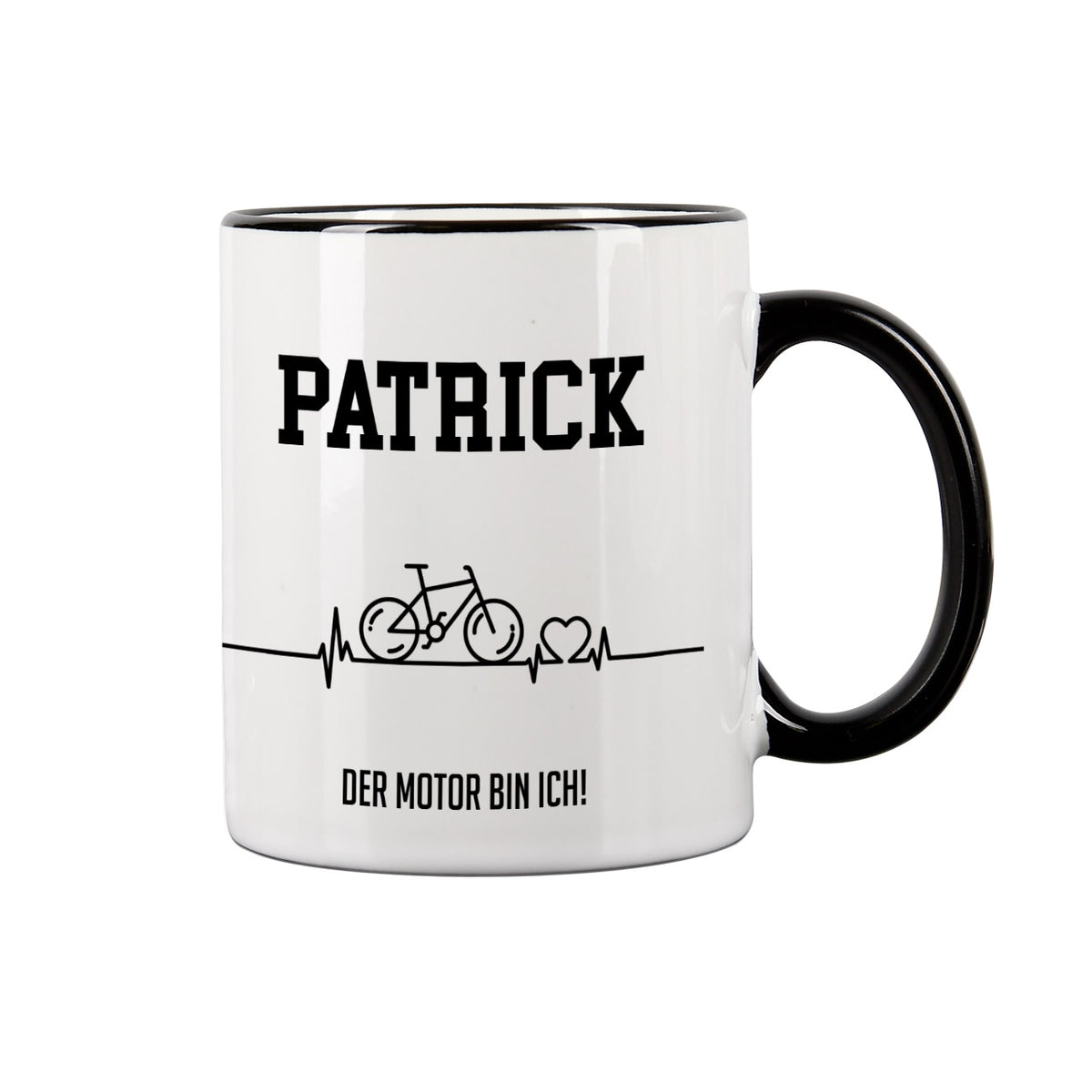 Freigestelltes Produktbild der Tasse auf weißem Hintergrund